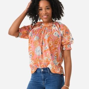 Trovata Birds of Paradis Sheila floral blouse‎ top Size S